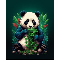 předobjednávka - PANEL - kočárkovina č. 0085 PANDA