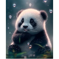 předobjednávka - PANEL - kočárkovina č. 0093 PANDA